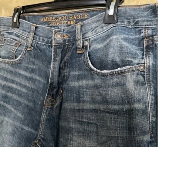 American Eagle Vintage Collection Slim Straight Jeans 32/30 - Picture 2 of 7